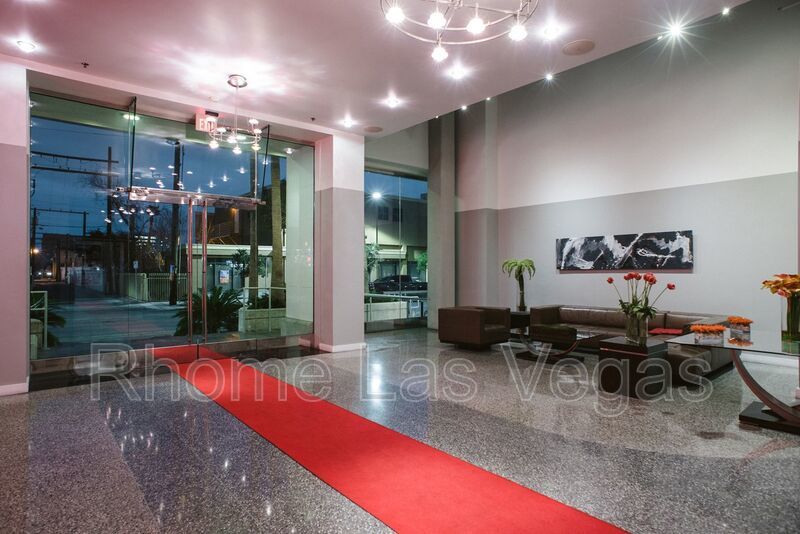 Modern Industrial Loft at Soho Lofts – 1BR/2BA High-Rise in the Arts District, City & Mountain Views! property image