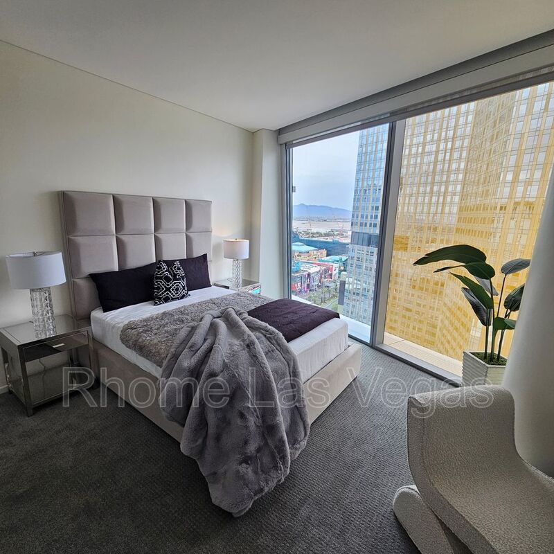 Sky-High Living at CityCenter – Furnished Corner Suite with Breathtaking Strip & Mountain Views property image