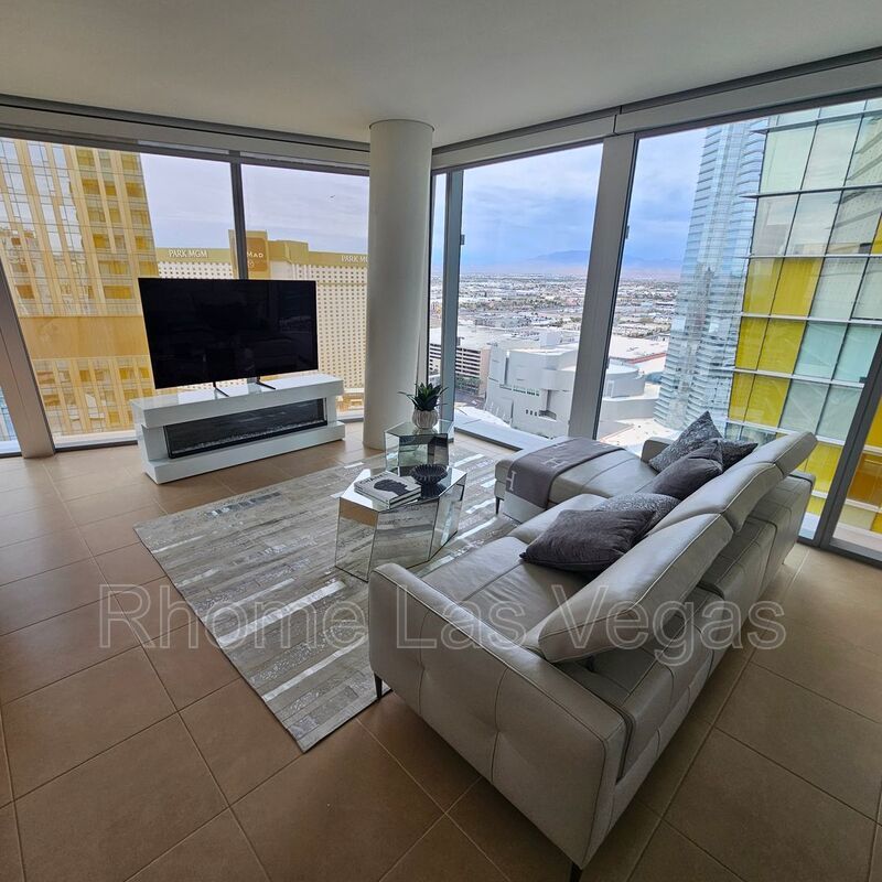 Sky-High Living at CityCenter – Furnished Corner Suite with Breathtaking Strip & Mountain Views property image