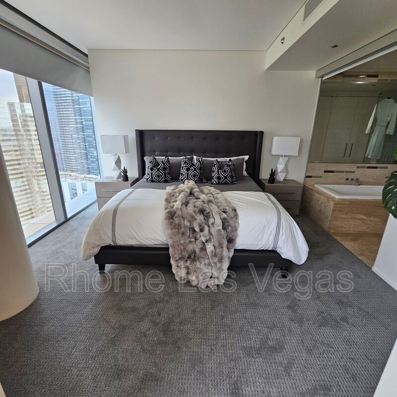 Sky-High Living at CityCenter – Furnished Corner Suite with Breathtaking Strip & Mountain Views property image
